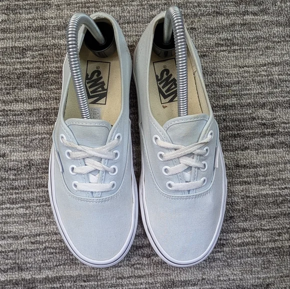 Vans Authentic Light Blue/Gray  Canvas Size 7 Women 5.5 Men/Youth - Picture 6 of 8